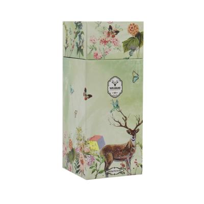 China Luxury Custom Empty Paper Cardboard Cosmetic Perfume Bottle With Box Lid And Base Design for sale