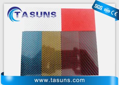 China Hoge Glanzende Gekleurde Bladen 5mm van de Koolstofvezel voor Decoratie Te koop