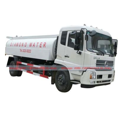 China Hotels 3200Gallon Drinking Water Transport Truck With Stainless Steel Tank For Drinking Pure Clean Water Export To Philippines for sale