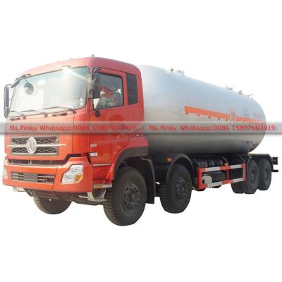 China Hotels 15MT LPG Delivery Truck 30000Liters Cooking Gas Carrier Truck for sale