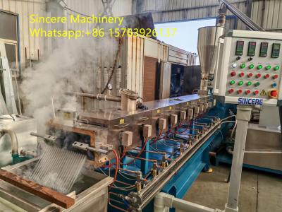 China Fully Automatic Plastic Pelletizing Line for PVC PP PE PA ABS PC PS PMMA Recycling Material for sale