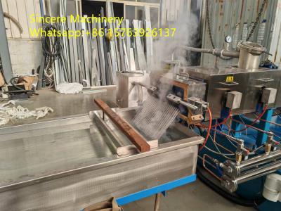 China PE HDPE PP HIPS PC PMMA Máquina de granulação de plástico totalmente automática à venda