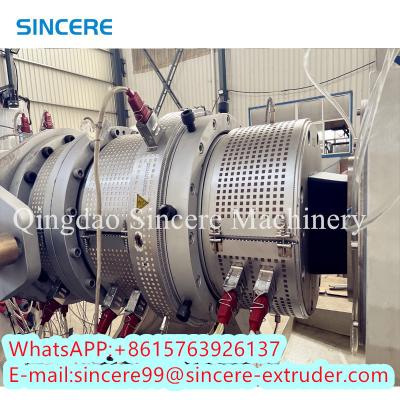 China HDPE Spiral Winding Pipe Extrusion Line 200-800 300-1200 600-1500mm for sale