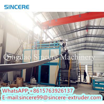 China HDPE Spiral Winding Pipe Extrusion Line 300-800mm 800-2400mm for sale