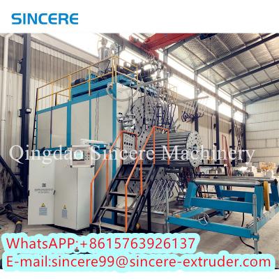 China HDPE Spiral Pipe Extrusion Line Large Diameter Spiral Tube Extrusion Line for sale