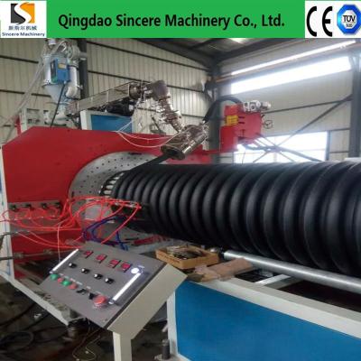 China 30 Years Manufacture Spiral Pipe Extrusion Line with PLC Control for 200-4000mm Pipe Production and Manufacturing System for sale