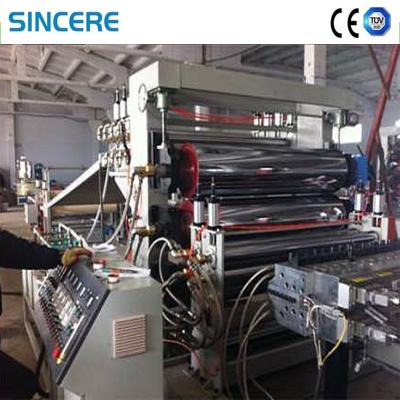 China PET Sheet Extruder Machinery Transparent Sheet Extrusion Line PET Plastic Sheet Making Machine for sale