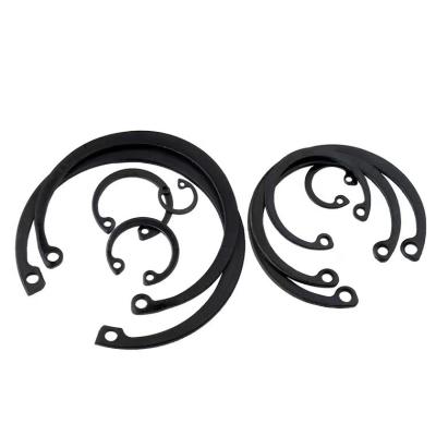 Chine Circuit d'anneau de retenue à finition plate DIN471 DIN472 pour fixation et serrage en acier à vendre