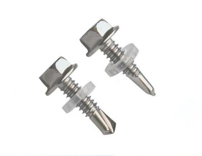 Chine Des vis à queue de forage à flèche hexagonale en acier inoxydable standard DIN avec conducteurs Phillips à vendre