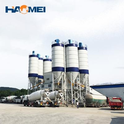 China Construction works Company Haomei Concrete Batching Plant For Operator for sale