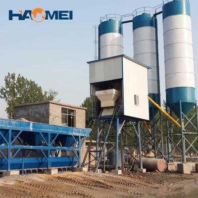 China Construction works Concrete Batching Plant Material Prepared With Gallery for sale