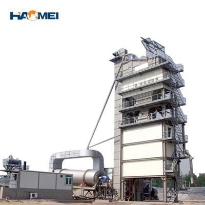 China Construction works 8T/H-30T/H Twin Drum Mixing Mobile Asphalt Mixing Plant for sale