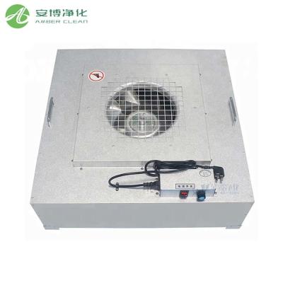 Cina Unità di filtro per ventilatori FFU in acciaio galvanizzato a misura personalizzata con filtro HEPA in vendita