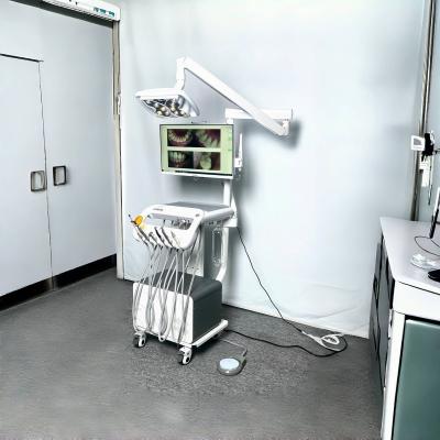 China Caminhão Dental de luxo Trolley Dental Movable Treatment Desk Unidade Dental Portátil com Lâmpada LED de Branqueamento de Dentes à venda