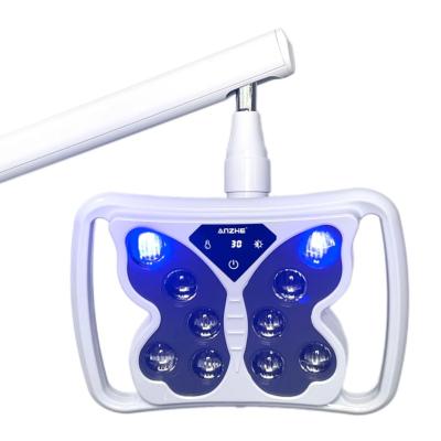 China 2 in 1 Function Dental Chair LED Operation Light Blue Light Teeth Whitening Function Mouth Lamp Dental Surgery Light for sale
