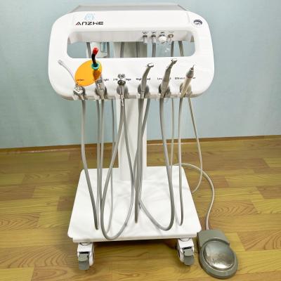 China Mobile Dental Unit Cart for Veterinary Dental Turbine Unit with 4 Universal Wheels Animal Teeth Care Pet Dental Therapy Trolley for sale