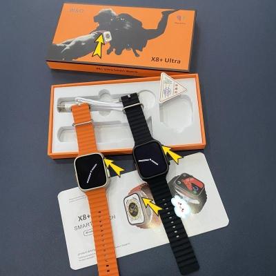 China GPS new X8+ ultra 49MM 2023 ultra max smartwatch watch H11 ultra JW8 HW8 z69 S8 series PK navigation watch 2023 hi 8 2.08inch series with compass for sale