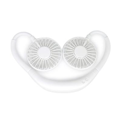 China Colorful LED LIGHT and Aroma Diffuser Shape Gaiatop 2021 Personal Neck Fan Neck Cooler Fan Mini Portable Neck Fan for sale