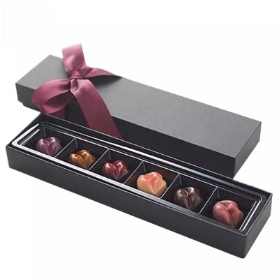 China Recyclable Manufacturer custom logo printed truffle bonbon wrapping candy gift chocolate packaging boxes with bag for sale