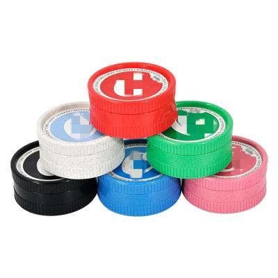 China Grinding JR 56mm Biodegradable Eco Friendly Plastic Grinder 2 Layer Eco Friendly Plastic Grinder Grinder for sale