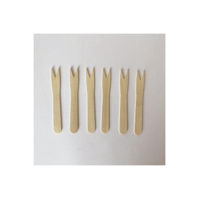 China Hot Sale Cheap Custom Birch Wood Classic Mini Set Multi Fruit Knife and Fork for sale