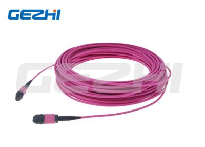 중국 MPO OM4 패치 케이블 길이가 일 수 있는 FTTH 제품 다중 방식은 삽입 손실을 특화했습니다 판매용