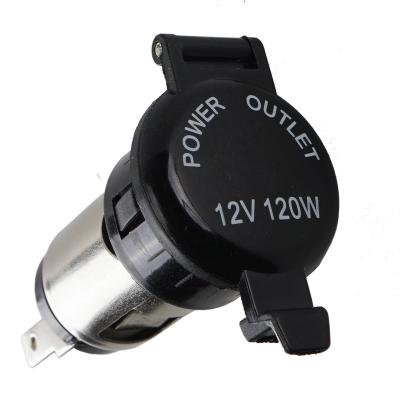 China Plastic FARBIN Auto Lighter Socket 12V/24V Splitter Power Adapter Plug Outlet Parts Waterproof Cigarette Lighter Plug Socket for sale