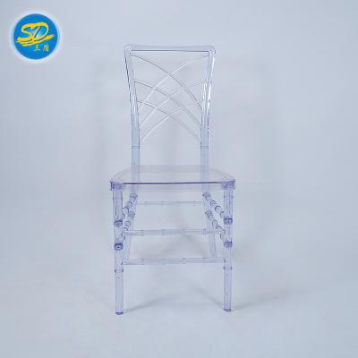 China Contemporary clear chairs for weddings for sale