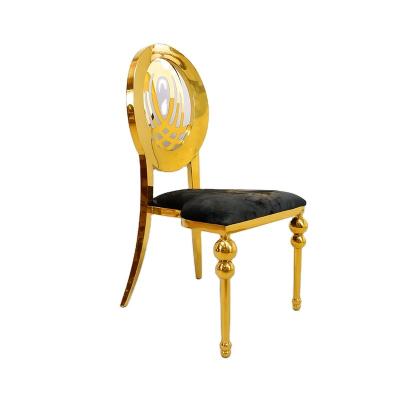 China Modern Gold Dining Banquet Chairs for sale