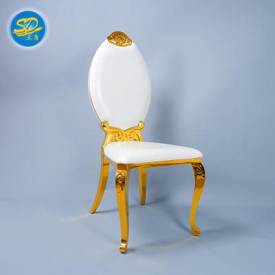 China Modern gold chair for wedding for sale