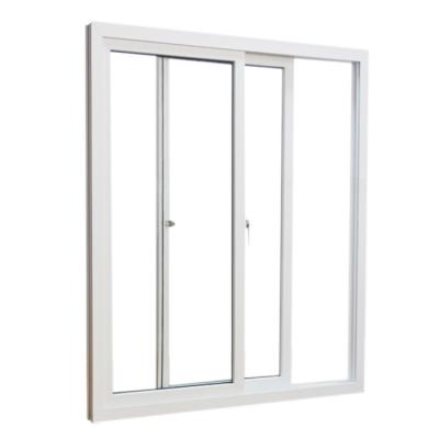 China China manufacturer PVC door window European style UPVC sliding type single / double glazed window for sale