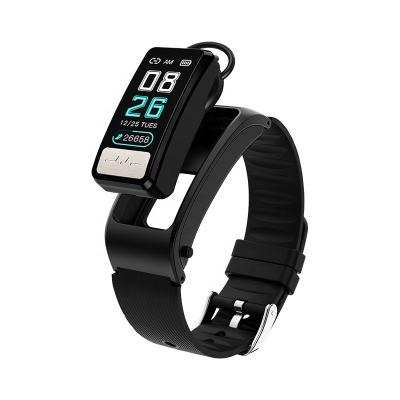 Κίνα Υγιής αδιάβροχος αθλητισμός Smartwatch earbuds 2 σε 1 έξυπνο βραχιόλι ECG PPG καρπών X5 προς πώληση