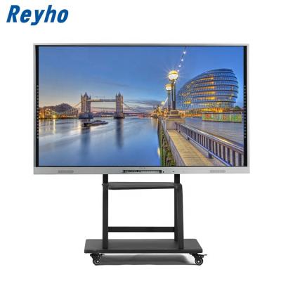 China 86 inch 4K resolution LCD touchscreen monitor all in one interactive smart whiteboard panel â ¤ 420W for sale