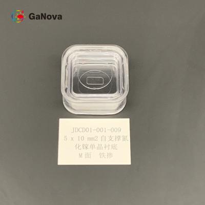 China Macro Defect Density 0cm⁻² Un-Doped SI-Type Free-Standing GaN Single Crystal Substrate For RF Devices 5*10mm2 M-Face for sale
