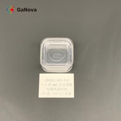 China 5*10mm2 SP-Face 10-11 Un-Doped N-Type Free-Standing GaN Single Crystal Substrate 0.1 Ω·cm Resistivity For Power Device for sale