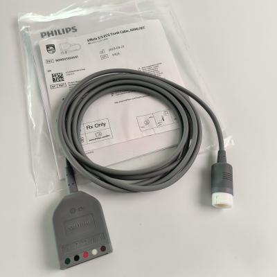 China PHILIP Original Efficia 3/5 ECG Trunk Cable, AAMI/IEC. REF: 989803160641 for sale
