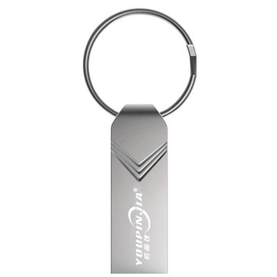 China Fast Speed Data Saving Low Market Price Silver Metal USB Flash Drive Customized Interface 2.0 No Encrypted USB Flash Drive for sale