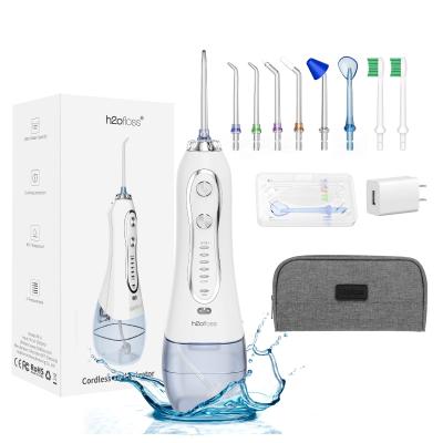 China limpiador ultrasónico de los dientes 2500mah con agua, agua Flosser del PDA de 5 modos en venta