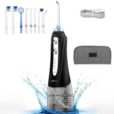 China Agua con pilas Flosser del OEM con la batería Irrigator oral dental de la capacidad grande en venta