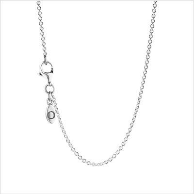 China 2022 Romantic PAN Basic Real 925 Sterling Silver Chain For Women Necklace Choker Fitted Original Charm Bead Jewelry Making Pendant Necklace for sale