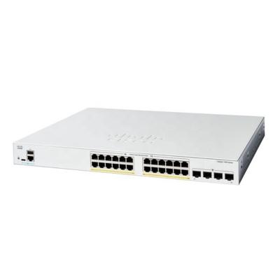 China New Original C1300-24FP-4G 24-Port Gigabit PoE+ Compliant Managed Network Switch (370W) for sale