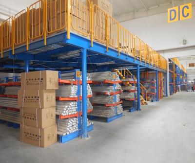 China Corrosion Protection Warehouse Storage Steel Structure Mezzanine Floor Platform for sale