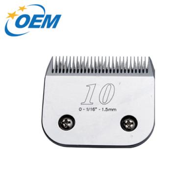 China Stocked Grade 10 High Carbon Steel Clipper Blade 1.5mm Quality for sale