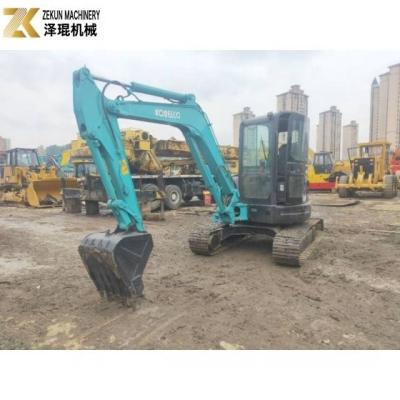 Китай Оригинальный двигатель Использованный японский экскаватор Kobelco SK55 с низким рабочим временем 1000-3000 продается