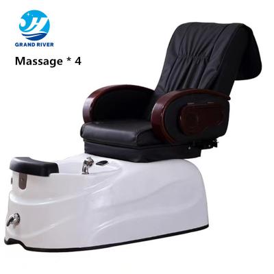 China Colorful Light SPA LED Foot Wash Electric Foot Bath Stool Manicure Manicure Spa Foot Bath for sale