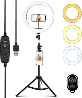 China Shine Make Up Mobile Phone Hot Selling Tripod Stand Desktop Photo Photographic Snapshot 8 Inch 210cm Led Ring Light Selfie for sale
