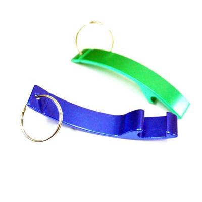 China B002 Viable Custom Chain Bottle Opener Key Logo Anodized Aluminum Bottle Opener for sale