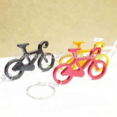 China B019 Metal Bicycle Bottle Opener Aluminum Key Chain for sale