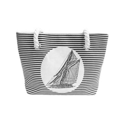 China Lady Customized Canvas Lady Bag Cotton Canvas Handbag Canvas Beach Bag Personalized for sale