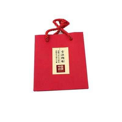 China Recyclable Custom Logo White Mini Luxury Retail Paper Bag Wedding Favor Handle Shopping Jewelry Gift Bag for sale